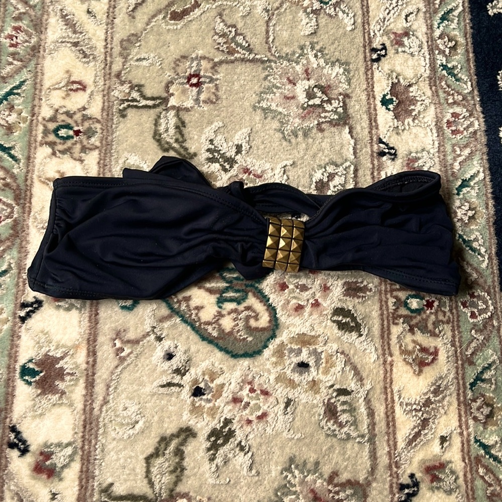 Black Strapless Bikini Top( Victoria secret)